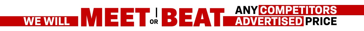 we will meet or beat any competitors advertised price
